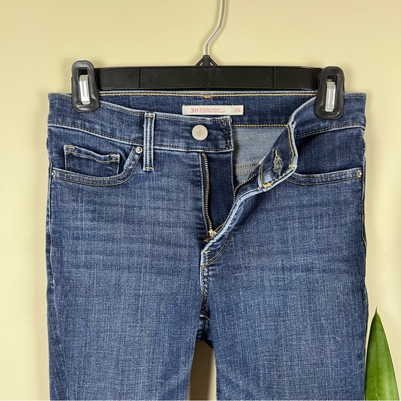 Levi's 311 Shaping Skinny Jeans - Medium Blue - Picture 7 of 13